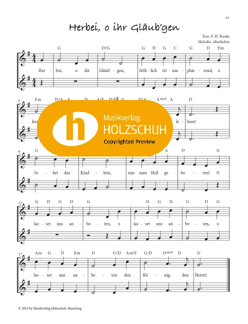 Herbei, o ihr Gläub’gen